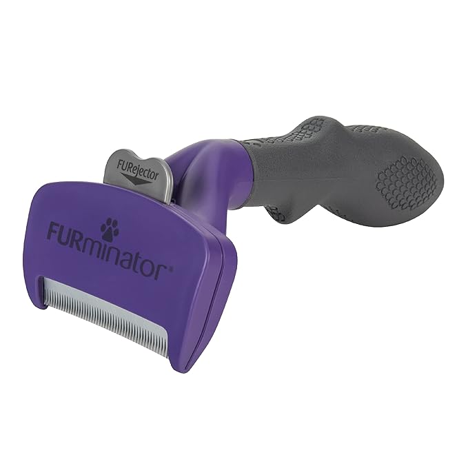FURminator® deShedding Tool For Medium/Large Cats, Long Hair, Removes Loose Hair From Shedding