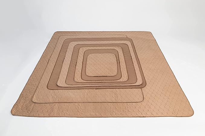 EZwhelp Reusable Dog Pee Pads - Waterproof Training Pads for Dogs - Washable & Sanitary - Rounded Corners - Laminated, Lightweight, Durable - Pet Essentials for Puppy Training and Whelping - 41" x 41"