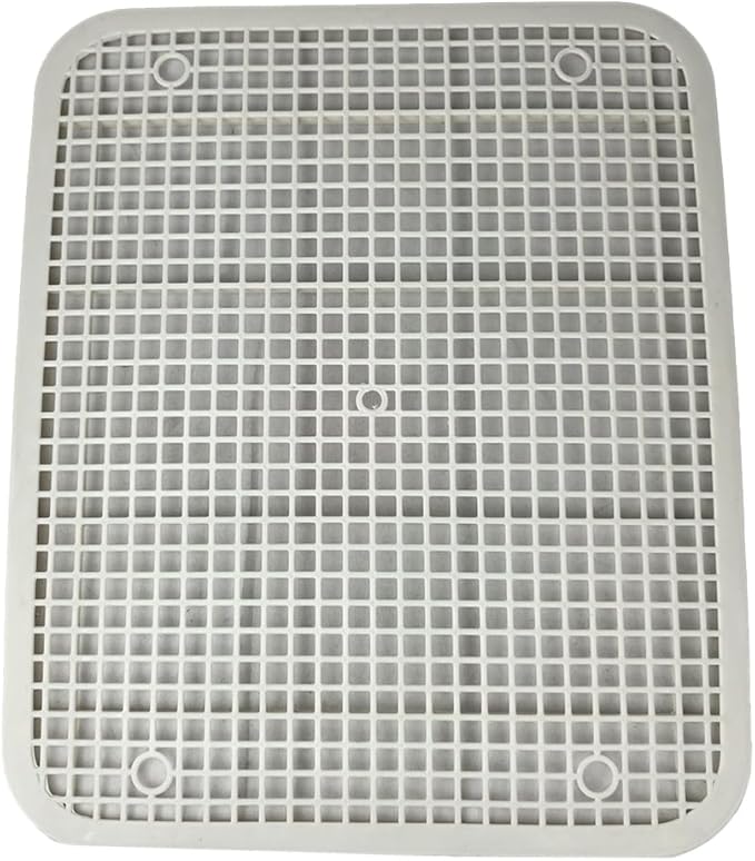 Lutema Indoor/Outdoor Training Dog Potty Tray for Small and Medium Puppies Litter Boxes in (Beige)
