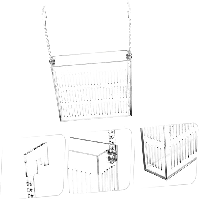 TOYANDONA Hanging Fish Breeding Tank with Isolation Design Durable Easy to Install Fish Hatching Box for Increased Survival Rate