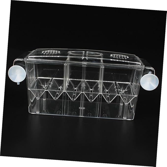 BESPORTBLE Aquarium Breeding Tank Isolation Box Acrylic Fish Hatching Incubator Single Piece Suitable for Fish Tank Breeding and Egg Incubation