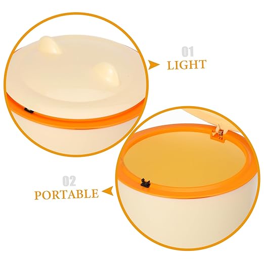 Luxshiny 1Set Capacity Cat Litter Disposal Bin Reusable Trash Can with Bags Operation Versatile Garbage Bin for Cat Waste and Storage