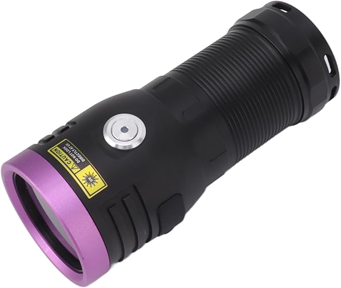 80W Black Light UV Flashlight Rechargeable 365NM LED UV Flashlight for Pet Urine Mineral Fluorescent Resin Cure