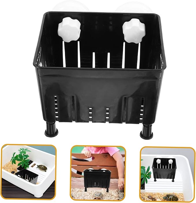 Housoutil 2sets Fish Isolation Box for Tortoises and Fry Multi-Function Aquarium Breeding Box Cups for Newborns and Small Fish Tanks
