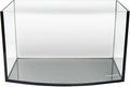 Aquatop EuroStyle Bowfront - 8.7-Gallon Nano Semi-Circle Glass Aquarium, Safe for Freshwater & Saltwater, Desktop Fish Tank, Panoramic Tank, ES-18