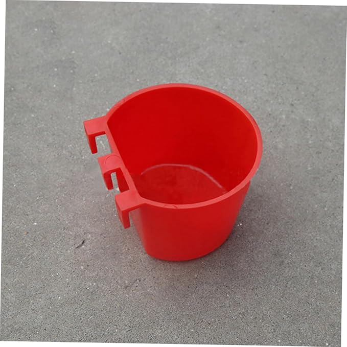 FRCOLOR 20pcs Bird Cage Cups Small Hanging Feeder Bowls Seed Holder for Indoor Birds Pet Feeding Watering Supplies