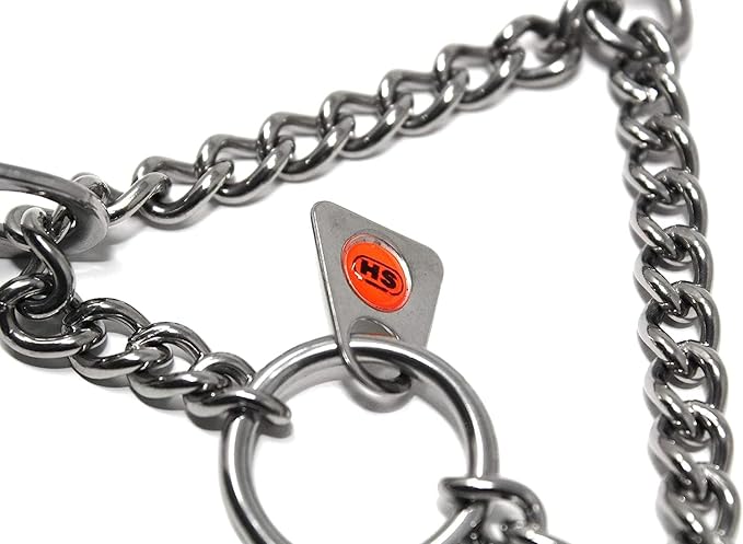 HS HERM. SPRENGER GERMANY Stainless Steel Prong Dog Training Collar with Swivel Ultra-Plus Pet Pinch Collar No-Pull Collar for Dogs Made in Germany 4mm x 25in Large