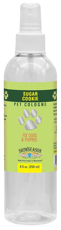 Showseason Sugar Cookie Dog Cologne 8.5 oz. | Long-Lasting Odor Eliminator, Dog Perfume, Paraben-Free, Biodegradable and Non-Toxic, Made In The USA