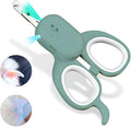 PAKEWAY Pet Nail Clipper with LED & -U-V Light, Cat Claw Trimmer with Ultra Bright LED Light for Nail Bloodline to Avoid Over Cutting, Sharp Angled Blade Grooming Tool for Dog Cat Rabbit Small Animals