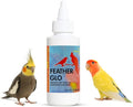 Morning Bird Feather Glo 4 oz – Cold Pressed Red Palm Oil - Natural Vitamin A & E Supplement for Birds – Supports Feather Shine, Skin Health & Immunity – Vitamin & Energy Boost for All Bird Types