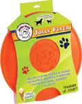 Jolly Pets Flexible, Floating Flyer Dog Toy, Medium/7.5-Inch, Orange