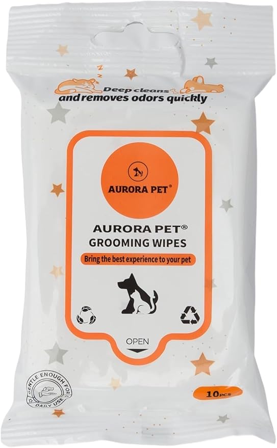 Aurora Pet Bundle (2) Chicken & Gravy Flavors Cat Treats (20-oz Each) with AuroraPet Wipes