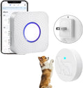 EverNary Dog Door Bell for Potty Training to Go Outside, WiFi Doggie Door Bell, Wireless Doggy Doorbell with Phone App,Waterproof Touch Button with Large Activate Range (1 WiFi Receiver 1 Button)