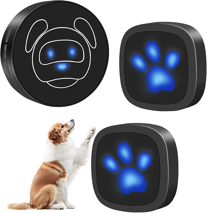 Dog Door Bell for Potty Training, Wireless Dog Doorbell Ring to Go Outside, IP65 Waterproof Touch Buttons, 55 Melodies & 1000 Feet Range