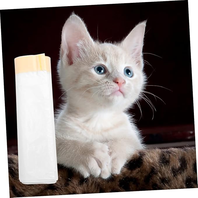MERRYHAPY 1 Roll Cat Litter Bag Roll Durable Cleaning Pouch Convenient Cat Supplies for Easy Waste Disposal
