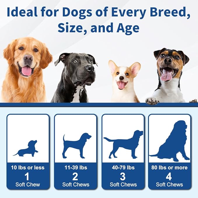 Biotic’s Gain 25-in-1 Multivitamin for Dogs | Chicken Flavour Soft Chews | Supports Skin, Heart, Hip & Joint and Gut Health | Daily Nutrient Boost for All Breeds (25 in 1 Multivitamins)
