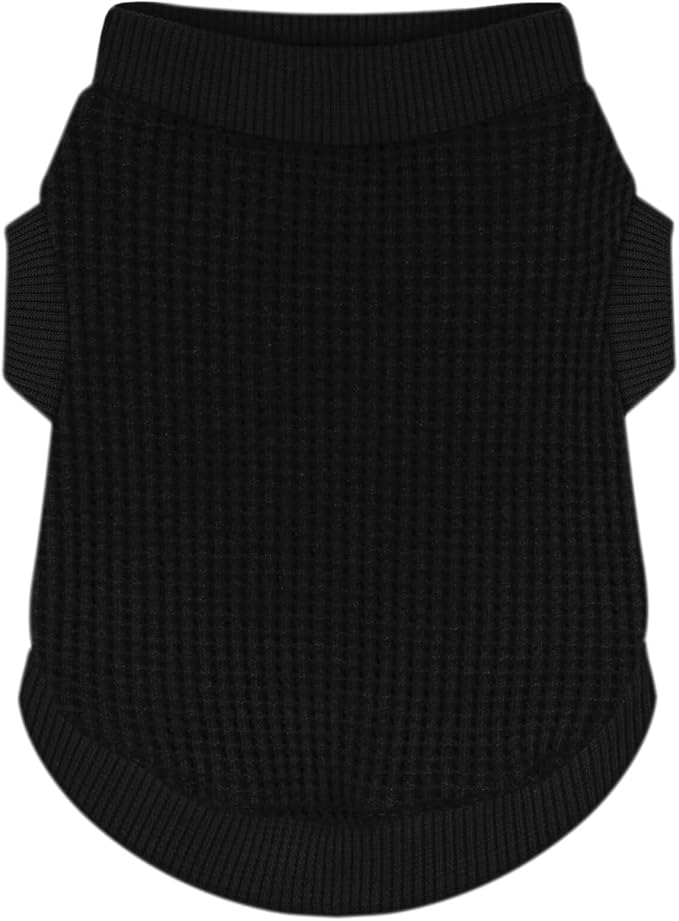 Cozy and Functional Dog Shirts for Small Puppies: Stretchable Black Attire with Easy-On Design, Ideal for Chihuahuas and Yorkies - Enhance Comfort and Playfulness on Chill Days Small