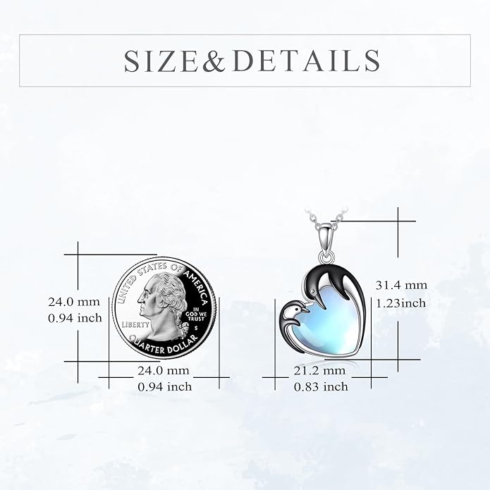 KZX Cat/Dog/Phoenix/Eagle/Whale/Shark/Puffin/Starfish/Chicken/Butterfly/Owl/Bee/Frog/Seahorse Necklace Sterling Silver Animal Pendant Jewelry Gift for Women