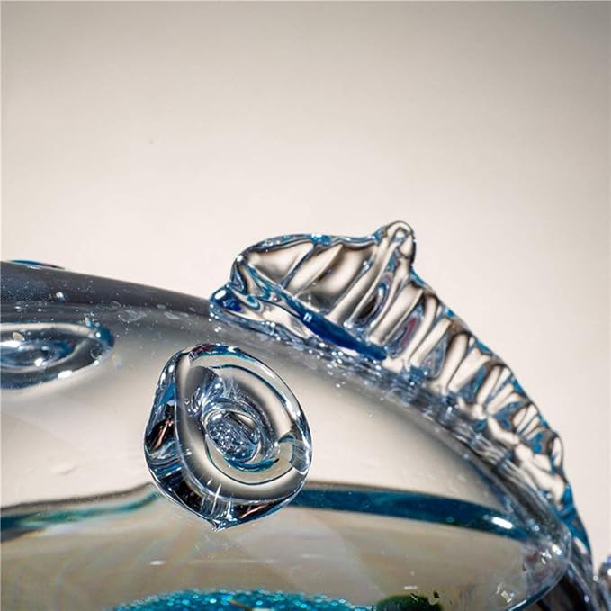 Fish Bowls Creative Fish Tank Aquarium Fish-Shaped Glass Fish Tank Goldfish Tank Living Room Turtle Tank Fish & Aquariums-S