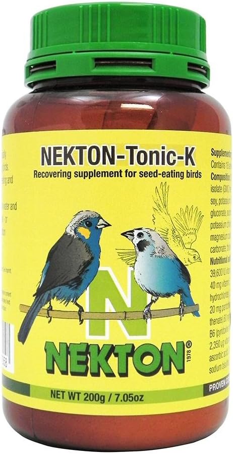 Nekton Tonic-K Restorative Supplement for Seed-eating Birds 200g, (7oz)