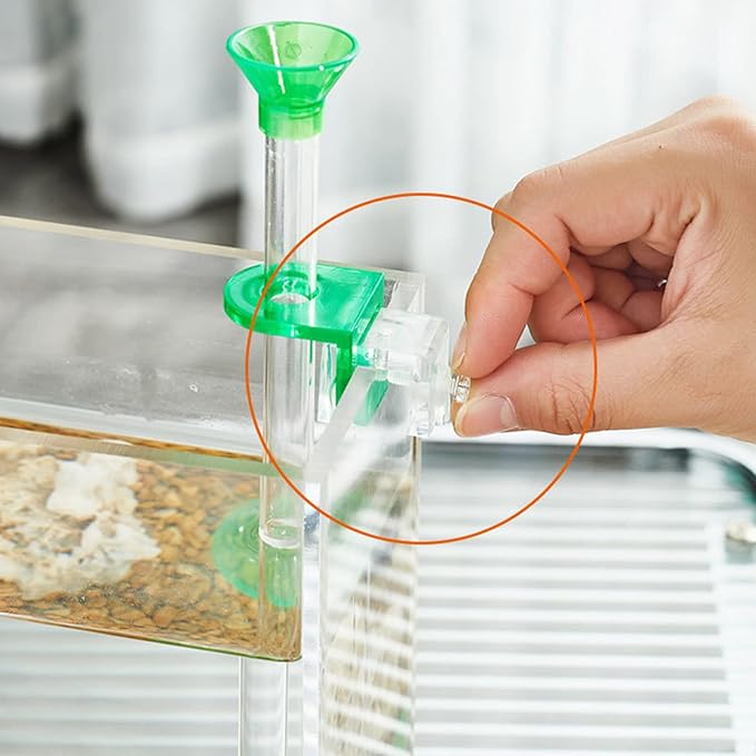 Acrylic Shrimp Feeder Tube Feeding Dish Deep Bowl for Aquarium Shrimp Fish Clip to Fish Tanks Multiple Size Acrylic Shrimp Feeder Feeding Tube and Dish Tray Bowl Set