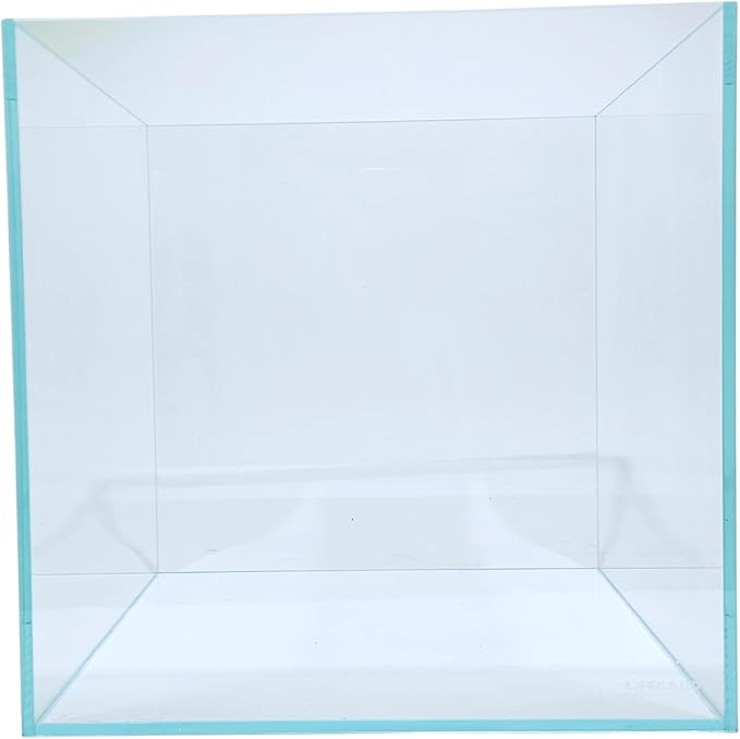 Lifegard Aquariums - 12 Gallon Cube Low Iron Ultra Clear Glass Tank 5mm - 14.52''X14.52''X14.52''