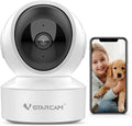 VSTARCAM 720P Wide-Angle One Lens Wireless Indoor Cameras for Home Security, Color Night Vision, Motion Detection, Two-Way Audio
