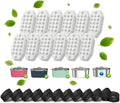40 Pcs Cat Water Fountain Filters,20 Pack Cat Water Fountain Replacement Filters & 20 Pack Pre-Filter Sponges,Pet Fountain Filter Replacement for 3.2L/108oz Stainless Steel Fountain
