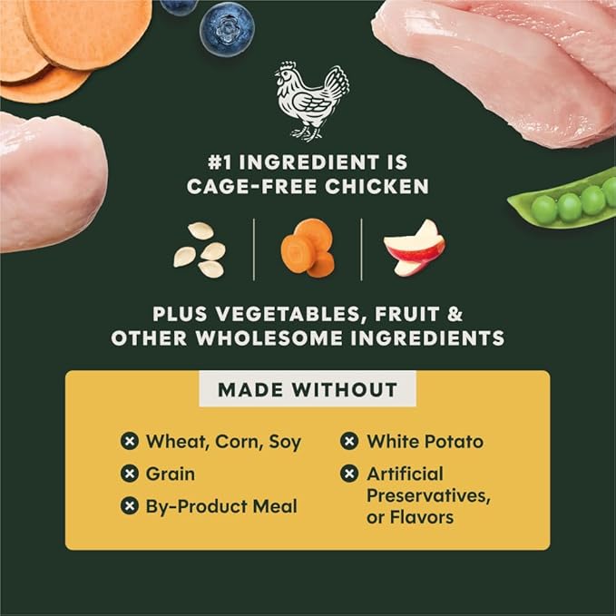 Instinct RawBoost Small Breed, Natural Dry Dog Food with Freeze-Dried Pieces, High Protein, Grain-Free Recipe - Real Chicken, 3.5 lb. Bag