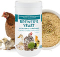 Brewer's Yeast for Ducks & Chickens with Garlic & Dried Oregano (24 Ounce) | Niacin for Ducks, Chicks, and Adult Chickens | Chicken Probiotic & Amino Acids| Pampered Chicken Mama (24 Ounce)