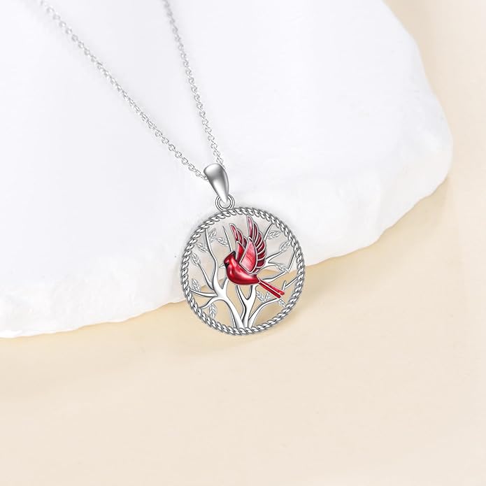 KZX Cat/Dog/Phoenix/Eagle/Whale/Shark/Puffin/Starfish/Chicken/Butterfly/Owl/Bee/Frog/Seahorse Necklace Sterling Silver Animal Pendant Jewelry Gift for Women