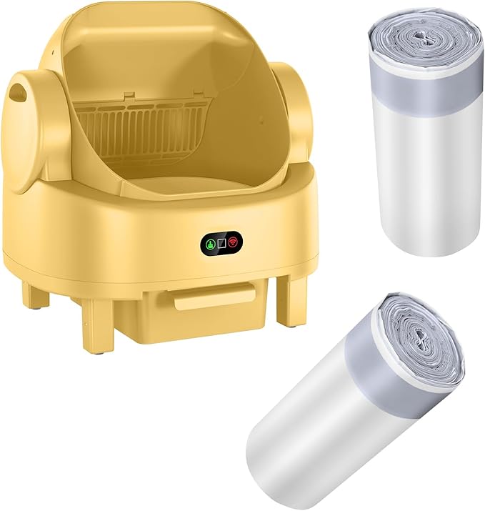 Automatic Litter Box Bags 20 Counts Self Cleaning Litter Box Bags Kitty Litter Liners for Poop
