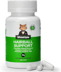 Hairball Relief for Cats, Cat Hairball Remedy, Cat Hairball Control with Psyllium Seed Husk and Vitamins, Helps Eliminate & Prevent Hairballs, Supports Healthy Digestion & Coat, 50 Capsules