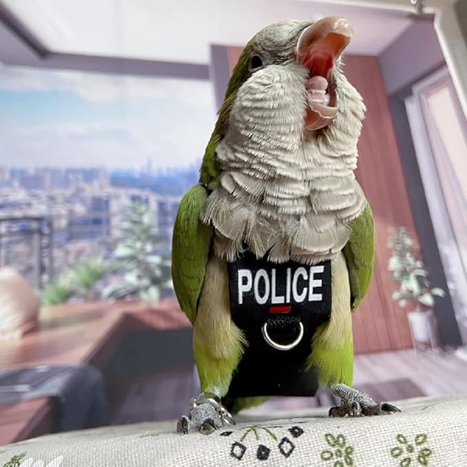 Bird Clothes Parrot Diapers Bird Flight Suits, Reusable Waterproof Diapers pet Bird Supplies (XS)