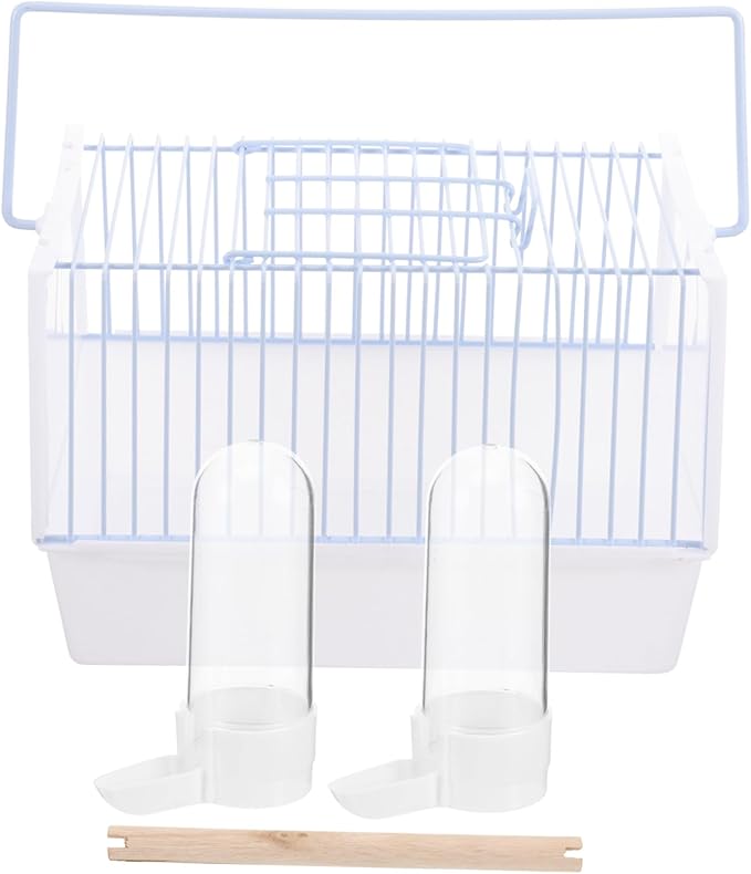 1set Portable Bird Cage for Travel Handheld Bird Carrier Air Circulation and Outdoor Adventures