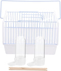1set Portable Bird Cage for Travel Handheld Bird Carrier Air Circulation and Outdoor Adventures