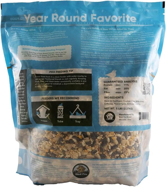 Classic Bird Seed (5 Pounds, Year Round Favorite)