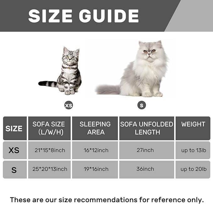 Hollypet Cat Bed Fluffy Plush Mutifuctional Double-Layer Soft Pet Couch Orthopedic Sofa Nest Beds for Small Cats and Dogs, Yellow (21x15x8 inch)