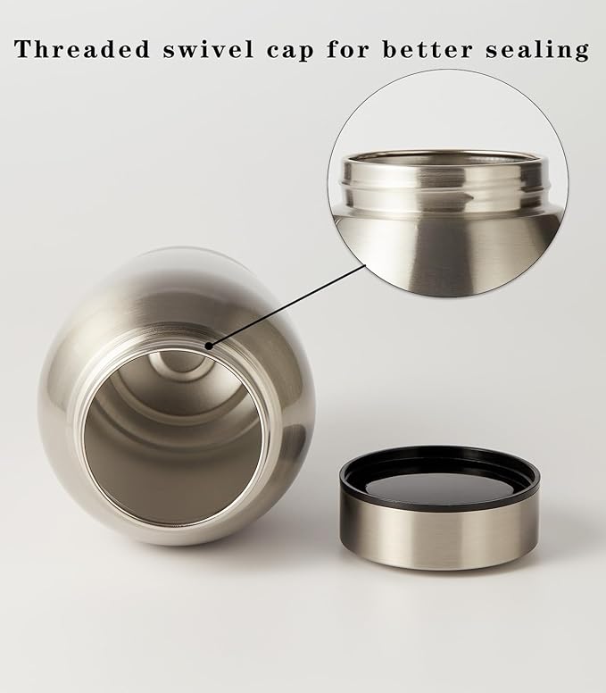 Small Memorials Cremation Urns for Dogs Cats Ashes Stainless Steel Silver Pet Urns Funerary