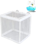 Fish Breeding Box - Aquarium Breeder Box, Mesh Box Fish Breeding Tanks | Fish Tank Breeding Isolation Box, Fish Fry Hatchery with Suction Cups, Juvenile Fish Separation Net for Fish clownfishh