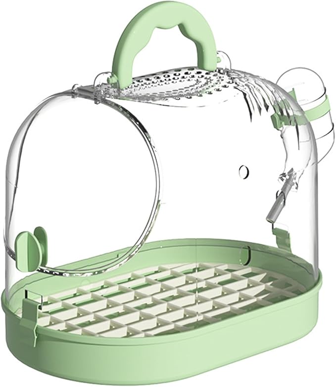 Portable Clear Bird Parrots Transport Cage Window Ventilated Carriers Bag Breathable Bird Carriers Travel Bag