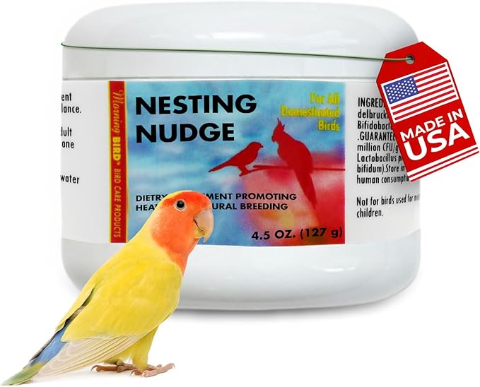 Morning Bird Nesting Nudge 4.5 Oz – Supports Reproductive Health & Energy – Stimulates Male and Female Reproductive Systems - Breeding Supplement with Essential Amino Acids & Vitamin D3
