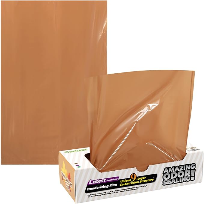 Odor-Sealing Cat Poop Bags XS, 220 Count | Durable Unscented Waste Bags for Pet, Diaper, Ostomy & Food Waste Disposal (Brown)