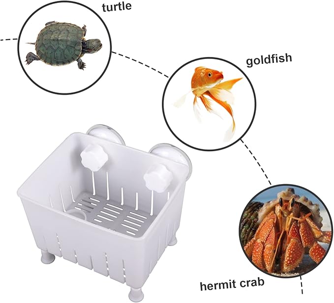 Housoutil 1set Aquarium Tortoise Isolation Box Lightweight Portable Fish Breeding Container Cups for Safe Separation of Fish and Turtles Tanks