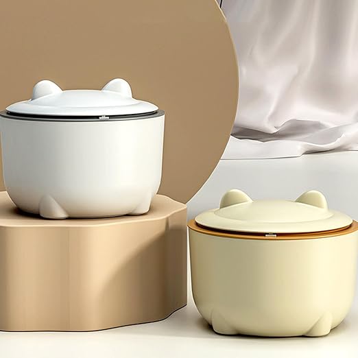 Indoor Cats Litter Trash Can with Enclosed Structure Press Type Lid for Effective Management and Convenience Pet Waste Container