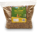 DIIG Non-GMO Dried Mealworms/Crickets/Black Soldier Fly - Treats for Birds Chickens Hedgehog Hamster Fish Reptile Turtles (5 lb, Mealworms)