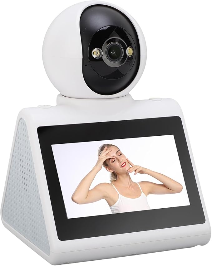 PUSOKEI Two Way Video Camera,2MP HD 1080P Pet Dog Camera, Smart Video Calling Monitor with Motion Zone, Voice Calling for Home Security & Family Communication (32GB)