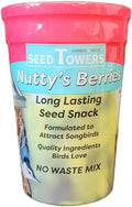 Wildlife Sciences Songbird Treats Seed Towers| 1.5-2 lb Large Seed Log Towers for Wild Birds (Nutty's Berries)