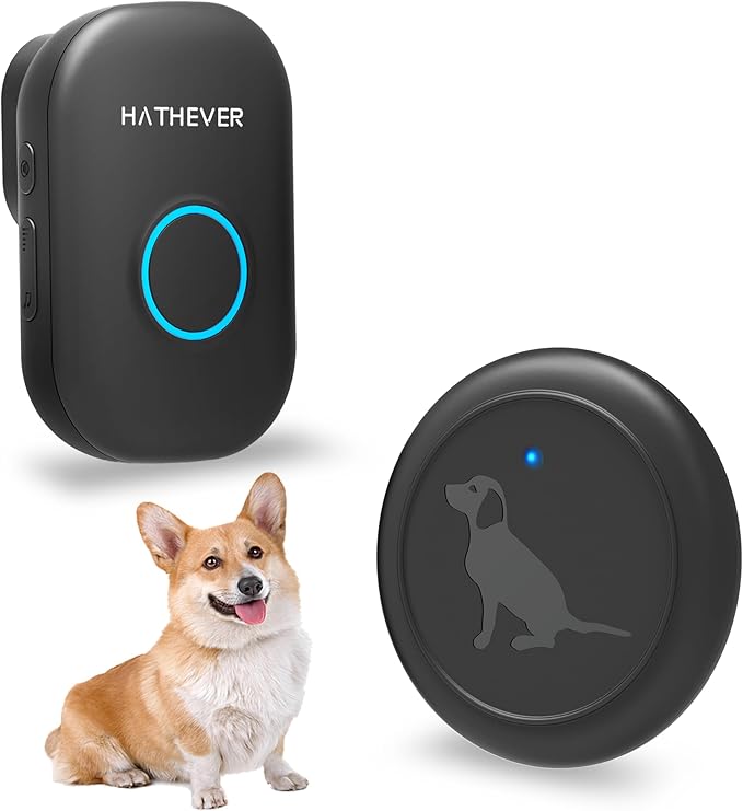 Dog Doorbell for Potty Training, Wireless Doggie Door Bell Operating at 1000 Feet with IP65 Waterproof Touch Button, 32 Melodies & 4 Notification Modes