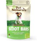 Pet Naturals Scoot Bars for Dogs – 30 Chews, Dog Anal Gland Supplement with Fiber & Pumpkin Blend for Scooting Support, Duck Flavor Soft Chew Bars for Stool Quality & Digestive Balance, All Breeds